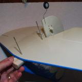 These bolts captures the horizontal stabilizer, and the entire tail keys and attaches with two lock nuts.