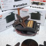 The full sized standard Futaba S3004 BB servos were a perfect fit in the cutouts.