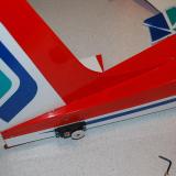 Epoxy was used to secure the fin to the fuselage.