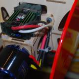 The wires are secured so they don't chaff.