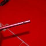 Here you see the smaller diameter anti-rotation red aluminum tube for the wing.  It must be prepared to receive a bolt that keeps the wing from separating.