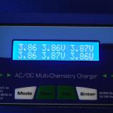 The balance charge is showing the voltage of all 6 cells.