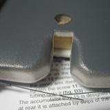  A simple cut with a sharp blade deepened the recess for the bottom of the Hitec servo.