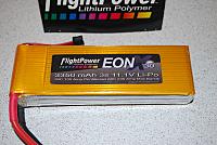 <font size=-2>2 - FlightPower 3s 3350mAh 11.V LiPo battery</font>
