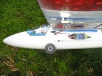 Name: Wheels 2.JPG
Views: 4007
Size: 106.7 KB
Description: View from side - I mounted them slightly ahead of leading edge of wing.