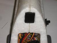 Name: Canopy 21.JPG
Views: 1682
Size: 59.5 KB
Description: 21.	Dig hole in Elapor for Velcro to attach to back of canopy base.  I suggest �hook� side goes on plane & soft side goes on canopy base. HINT � make this a �standard� so your batteries will always be compatible and won�t destroy knitted clothing.
