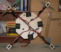 Name: quad_rotor07.jpg
Views: 268
Size: 129.4 KB
Description: Your motor azimuth is critical for heading stability, so U need to move the landing gear from the motor mounts to the fuse.
