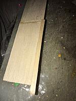 Name: 89A23125-0943-4938-A78D-E76BC931476B.jpeg
Views: 3
Size: 782.9 KB
Description: A 1/4 inch thick balsa was CAâ€™d to the flap extension to take the shape of the original flap.
