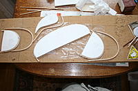 Name: TTlaminations.jpg
Views: 399
Size: 223.6 KB
Description: Preparing the wing tip, tailplane and fin utline laminations from 3/16" x 1/16" balsa using Rohacel foam templates