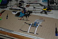 Name: DSC_00018.jpg
Views: 325
Size: 234.7 KB
Description: The frame is tiny sitting on the 400 skids. The clearance drill (1/8") allows the frame bosses to stick down into the skid supports.