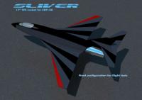 Name: Sliver01.jpg
Views: 341
Size: 58.0 KB
Description: Rhino rendering of the EDF-40 version; the fan will have to move back.  Canopy was deleted.