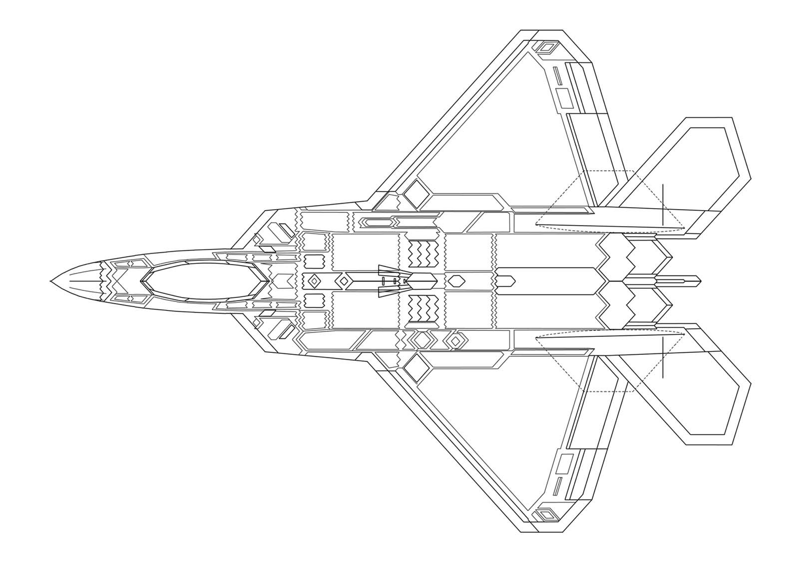 Attachment browser: F-22 Top Panel Lines.jpg by VIDEOPRO - RC Groups.