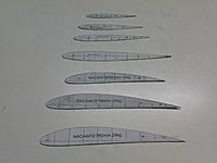 Name: DSC01184.jpg
Views: 633
Size: 159.7 KB
Description: Airfoils cut from aluminum sheet, for hotwire use.