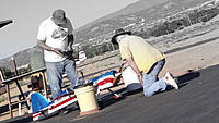 Name: DSC06809.jpg
Views: 65
Size: 178.1 KB
Description: Pat (right) helps Art hand prop the Yak gasser.