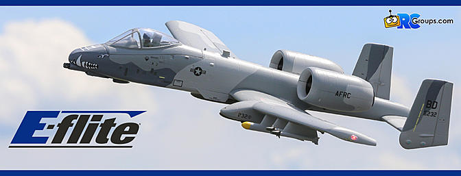 The NEW E-flite A-10 Twin 64mm EDF BNF Basic with Smart...A Smarter Warthog!