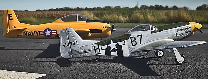 The ALL-NEW E-flite P-51D Mustang 1.0m