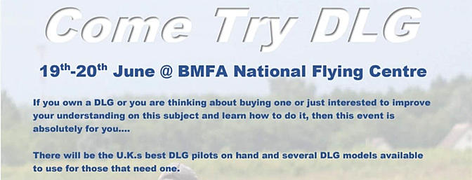 Come Try a DLG Event at BMFA National Flying Center in the UK