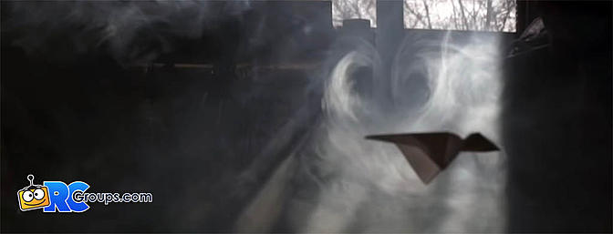 Wake Turbulence from a Paper Airplane