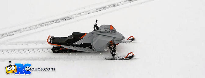 An RC Snowmobile that Rips!