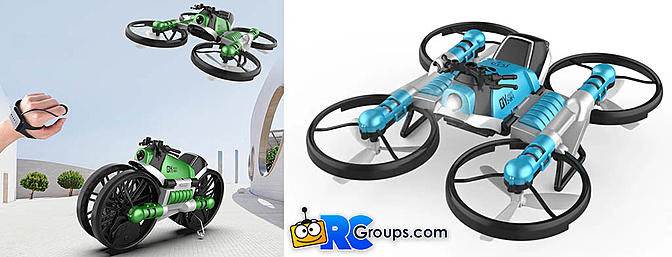 Aero Glider: A Dual-Mode FPV Drone and RC Motorcycle