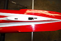 Name: DSC_9265.jpg
Views: 611
Size: 263.1 KB
Description: Vertical fin base needs the covering removed
1/8" inside the perimeter, ONLY where the fin is glued.