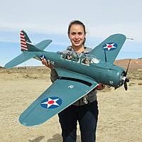 Name: IMG_2885.jpg
Views: 432
Size: 340.6 KB
Description: RC Pilot Evelyn holding the Freewing SBD-5 Dauntless