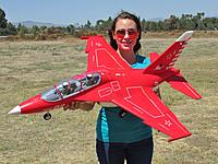 Name: IMG_0324.jpg
Views: 296
Size: 873.6 KB
Description: RC Pilot Evelyn holding the soon to be released Freewing 70mm Yak-130, available to pre-order now from Motion RC.