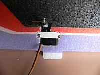 Name: P1040628.jpg
Views: 121
Size: 303.2 KB
Description: rudder servo held in place by second plastic strip attached with two screws