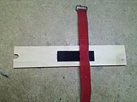 Name: Battery Tray (4).jpg
Views: 288
Size: 102.2 KB
Description: Bottom of the tray. I put Velcro on the bottom to keep the strap in place.