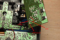 Name: DSC_3266ppm.jpg
Views: 291
Size: 259.8 KB
Description: The backside of the 2.4Ghz module. This is where I did solder the 3 wires from the Scherrer LRS Tx.