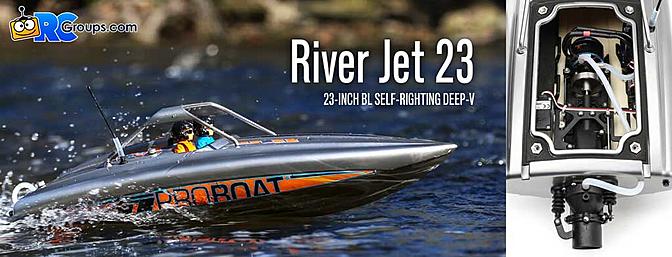 New Product! Proboat River Jet Boat 