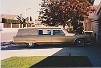 Name: 2 012.jpg
Views: 306
Size: 247.0 KB
Description: 66' Cadillac Hearse. I told you that I liked different stuff. I bought this as a daily driver after the Stude got totalled. I loved doing car shows with this one! Yes, it had a casket in the back. Drove it for a year till' the uniqueness wore off!