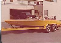 Name: 2 005.jpg
Views: 329
Size: 142.0 KB
Description: OK. It's not a car, but it was a really cool boat. 1970 18' Campbell Flat Bottom.
427 Chevy. 80 MPH
I almost flipped it once!
Gotta love the American Mags on the trailer!