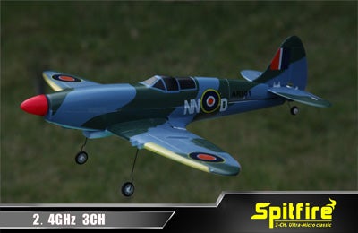 micro spitfire rc plane