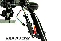 Name: m700-004.jpg
Views: 202
Size: 180.5 KB
Description: Specially designed retractable landing gear for the ARRIS M700. With it, you could get broad view during the FPV.