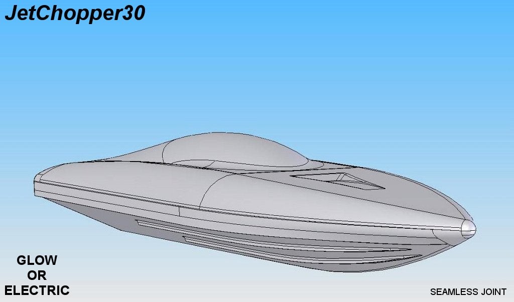 JetChopper30 mono deep v hull frp - RC Groups