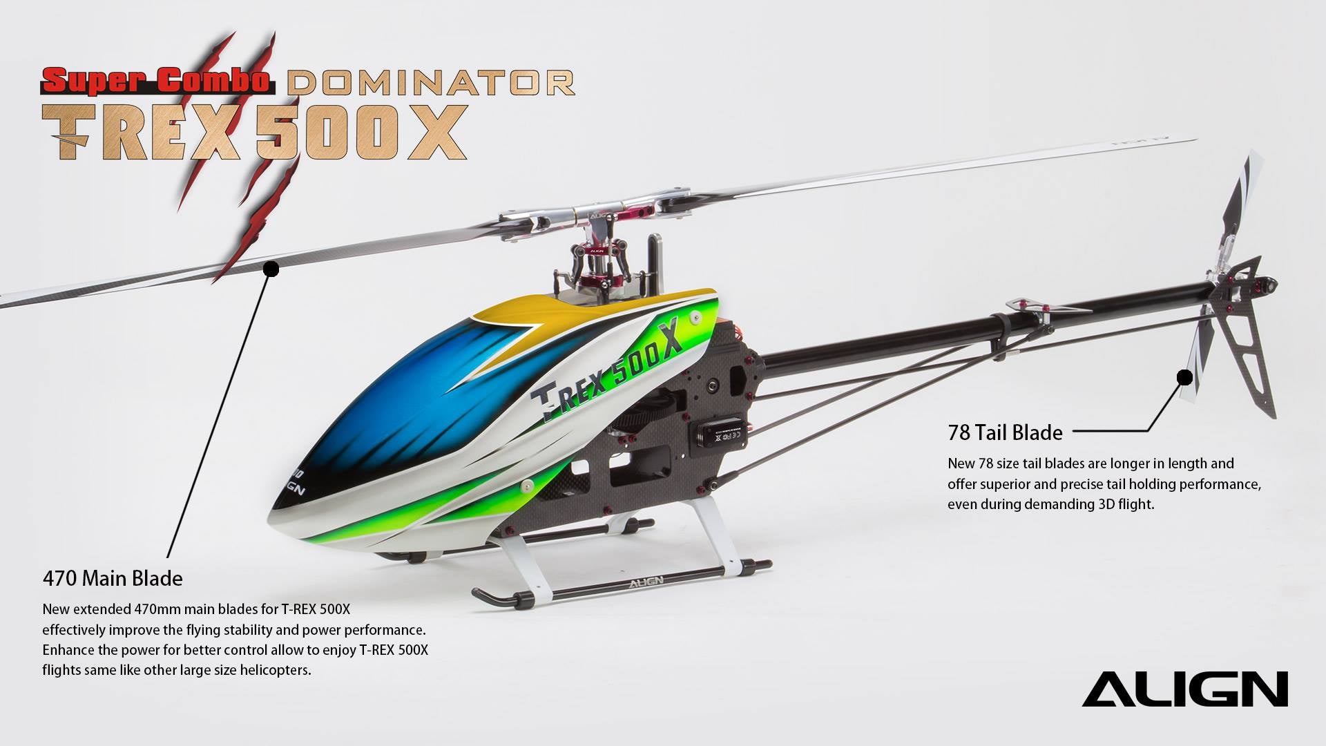 News Align T-REX 500X Dominator Super Combo - RC Groups
