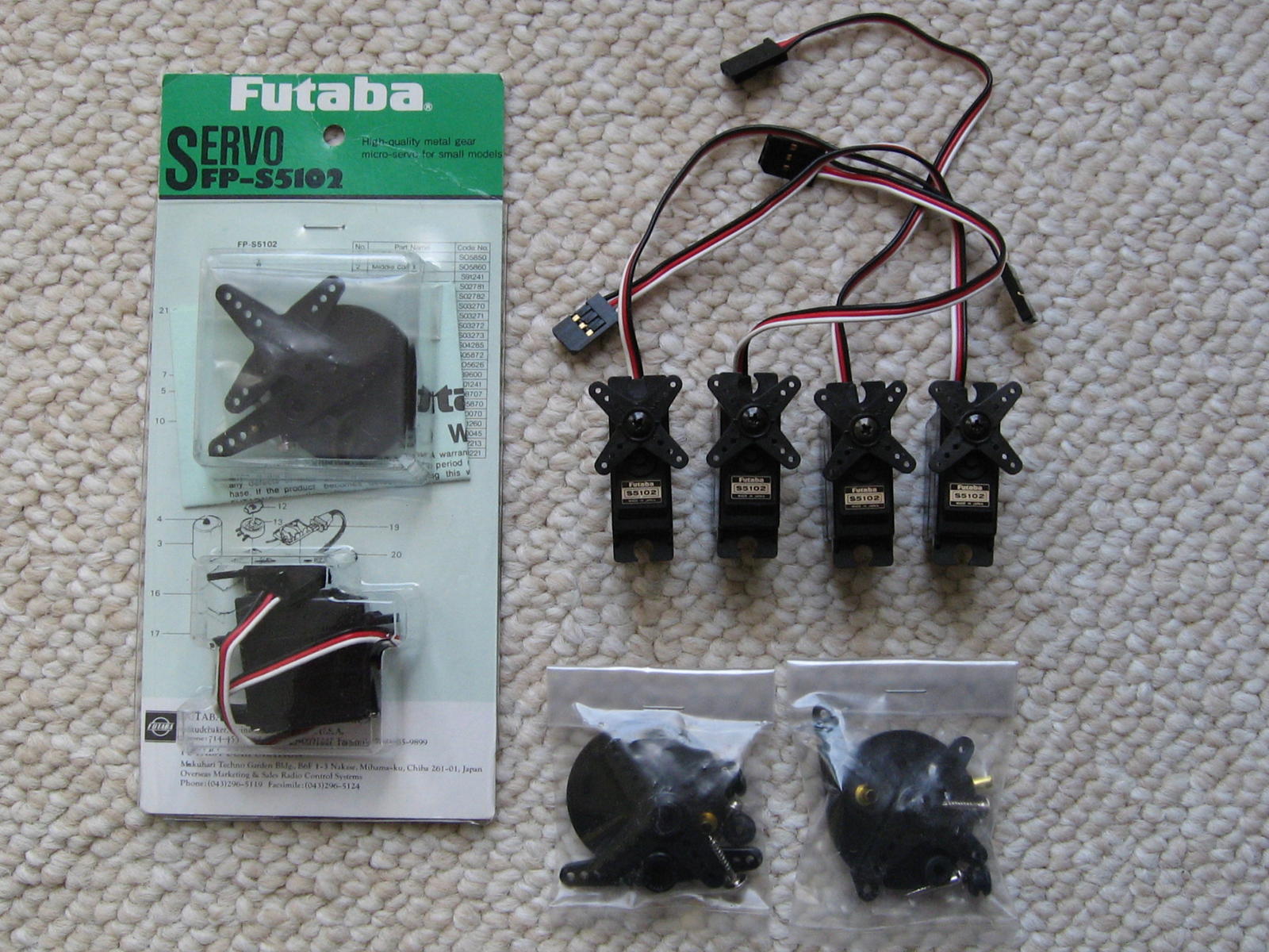 Lot De 2 Servos Futaba S5101 étanches – 4kg, 42g, Parfaits Pour Bateau Ou Buggy !