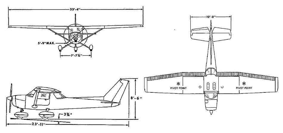 Cessna 150 чертежи