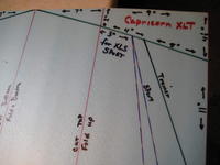 Name: Capricorn 7-08 152.jpg
Views: 1264
Size: 53.7 KB
Description: Close up of the top right of the plans.  
From the first start to plan on the center of gravity back 7" from the nose of the plane.
