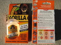 Name: Capricorn #3 016.jpg
Views: 614
Size: 149.6 KB
Description: This is the clear Gorilla glue. It dries white.  It is lighter than hot glue but takes hours to cure.  It expands as it cures.  It has become very popular.  It will stain hands and cloths.