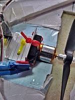 Name: IMG_3389.jpg
Views: 246
Size: 100.9 KB
Description: Using zip ties and foam to mount motor to aluminum motor mount.