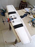 Name: Bobtail Plank 6.jpg
Views: 431
Size: 107.0 KB
Description: rc laminated EPP plank - extended the rear fuse and tail and mounted the motor with zip ties and tape.