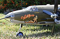 Name: DSC_0297.jpg
Views: 214
Size: 1.58 MB
Description: OD green paint was color matched from HobbyKing's B-17 V2. Grey color was matched from Flightline's B-24 Liberator.