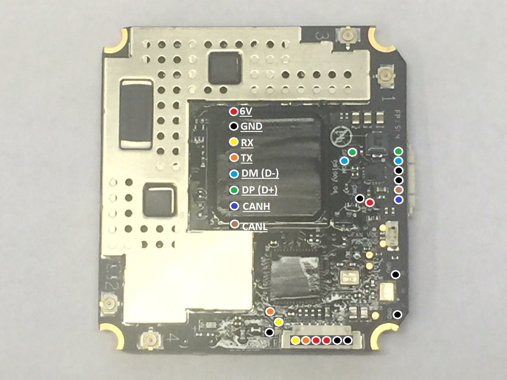 Original DJI Phantom 3 Pro Gimbal Camera PCB Main Board Motherboard Repair Parts