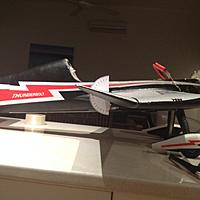 Name: IMG_0172.jpg
Views: 204
Size: 478.8 KB
Description: Aileron DR to 100%, Deflection is about 16 Degrees. I will try this as my high rate