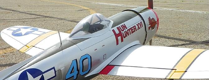 HANGAR 9 Elektro-Einziehfahrwerk: P-47 Thunderbolt Fun Scale Modell – Flugfertig (PNP)