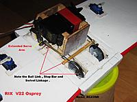 Name: Linkage_003.JPG
Views: 111
Size: 216.7 KB
Description: Ensure that both servos are of the same type ! Also ensure that your linkages are exactly the same in construction . Note the extended servo arms .