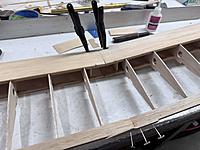 Name: IMG_1680.JPG
Views: 9
Size: 1.94 MB
Description: Test clamping.....test, test, test the fits........this is a critical step in the build and one needs to be sure!