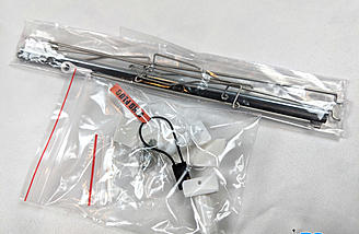 Tail tubes, control rods and other small parts are in bags.